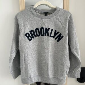 J Crew Gray Brooklyn sweatshirt Size M